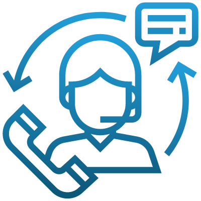 telephone assistance icon